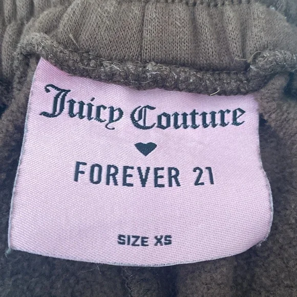 Juicy couture | forever 21 | sweatpants |Brown color | size XS - Picture 5 of 5